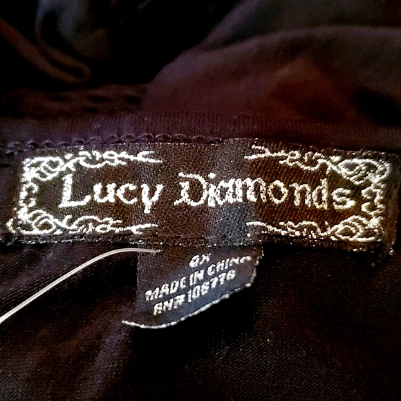 MIDNITE BLACK ☆ TIERED MAXI DRESS ☆ 6x ☆ NWT - Picture 9 of 9